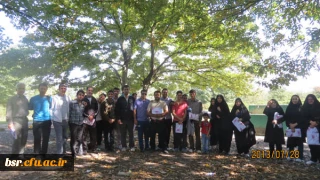 راهییمایی دانشجویان تربیت بدنی پردیس شهید بنت الهدی صدر گیلان ( خواهران)