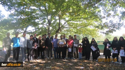 راهییمایی دانشجویان تربیت بدنی پردیس شهید بنت الهدی صدر گیلان ( خواهران)