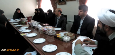 جلسه مدیران گروه های آموزشی و مسئولین پردیس بنت الهدی صدر گیلان با مسئول محترم نهاد نمایندگی مقام معظم رهبری در پردیس های دانشگاه فرهنگیان استان گیلان در مورخه 1392/08/07