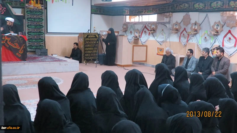 برگزاری مراسم هیات عزاداری رهروان ولایت پردیس شهید بنت الهدی صدرگیلان
