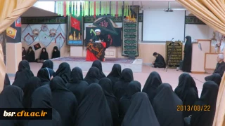 برگزاری مراسم هیات عزاداری رهروان ولایت پردیس شهید بنت الهدی صدرگیلان