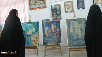 نمایشگاه دست ساخته های هنر به مناسبت هفته پژوهش