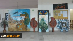 برگزاری نمایشگاه دست ساخته های هنری ویژه اساتید ودانشجویان در هفته پزوهش