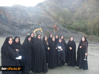 بازدید گروه علوم تجربی از معدن سنگ دیزین