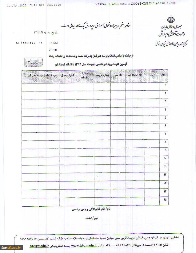 تکمیل ظرفیت کارشناسی ناپیوسته