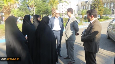 بازدید مدیر کل آموزش وپرورش از پردیس شهید بنت الهدی صدر گیلان