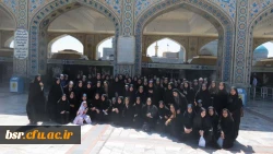 اعزام دانشجو معلمان پردیس شهید بنت الهدی صدر گیلان به اردوی زیارتی مشهد مقدس