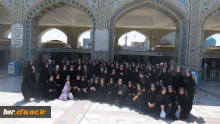 اعزام دانشجو معلمان پردیس شهید بنت الهدی صدر گیلان به اردوی زیارتی مشهد مقدس