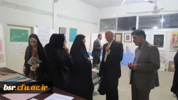 برپایی نمایشگاه دست ساخته های هنر ویژه هفته آموزش پردیس شهید بنت الهدی صدر