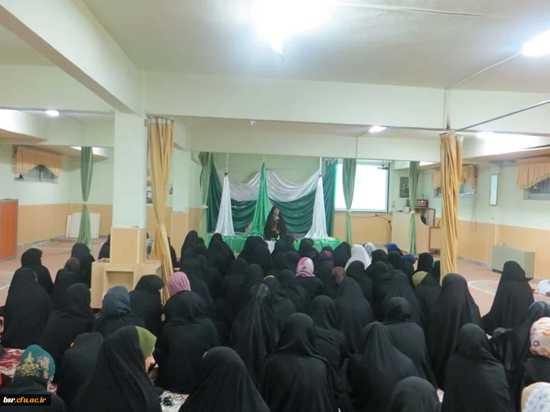 برگزاری مراسم مولودی میلاد امیر المومنین (ع) توسط هیات فاطمه الزهرا ی پردیس شهید بنت الهدر صدر گیلان