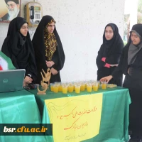 روز ولادت علی اکبر (ع) وروز جوان هیات فاطمه الزهرا(س) پردیس شهید بنت الهدی صدر  با شربت وشیرینی از حاضرین پذیرایی نمود .