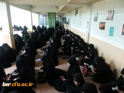 برگزاری مراسم زیارت عاشورا در پردیس شهید بنت الهدی صدر گیلان