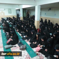 برگزاری مراسم زیارت عاشورا  در پردیس شهید بنت الهدی صدر گیلان