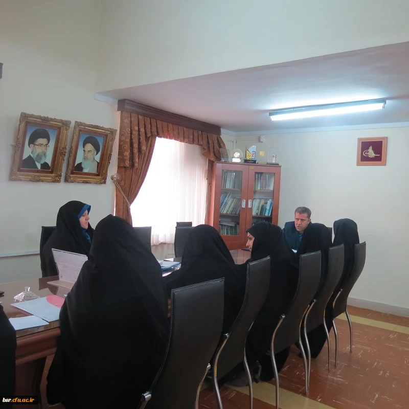 برگزاری جلسه تودیع و معارفه  سرپرست پردیس شهید بنت الهدی صدر گیلان ( خوهران)