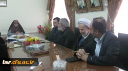 برگزاری جلسه هیات رئیسه موسسه آموزش عالی غیر انتفاعی جابربن حیان با رئیس ومعاونین پردیس شهید بنت الهدی صدرگیلان