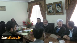 برگزاری جلسه هیات رئیسه موسسه آموزش عالی غیر انتفاعی جابربن حیان با رئیس ومعاونین پردیس شهید بنت الهدی صدرگیلان