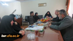 دیدار نماینده ی مجلس شورای اسلامی شهرستان رشت ورئیس پردیس شهید بنت الهدی صدر گیلان 3