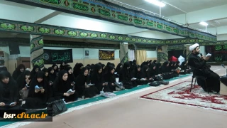 برگزاری مراسم زیارت عاشورا  در پردیس شهید بنت الهدی صدر گیلان