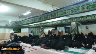 برگزاری مراسم زیارت عاشورا  در پردیس شهید بنت الهدی صدر گیلان