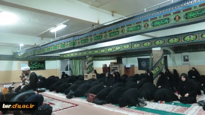 برگزاری مراسم زیارت عاشورا  در پردیس شهید بنت الهدی صدر گیلان