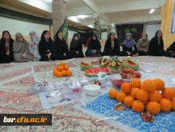 نشست صمیمی دکتر گلین مقدم سرپرست پردیس بنت الهدی صدر گیلان با دانشجو معلمان در شب یلد 2