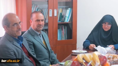 بازدید معاون محترم  توسعه و مدیریت منابع دانشگاه فرهنگیان 
جناب آقای دکتر تاجیک اسمعیلی و جناب آقای صفری مدیر منابع انسانی