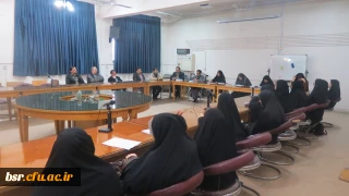 برگزاری جلسه ی شورای اداری کارکنان پردیس شهید بنت الهدی صدر