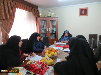 نشست اعضای شورای صنفی – رفاهی دانشجویان با رئیس پردیس شهید بنت الهدی صدر