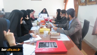 برگزاری جلسه فرهنگی مراسم دهه فجر پردیس شهید بنت الهدی صدر گیلان