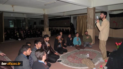 برگزاری دعای توسل دو شب قبل از ورود شهدای گمنام در پردیس شهید بنت الهدی صدر گیلان