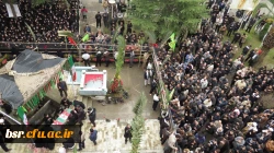 تدفین در شهید گمنام در پردیس شهید بنت الهدی صدرگیلان 3