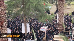 تدفین در شهید گمنام در پردیس شهید بنت الهدی صدرگیلان 11