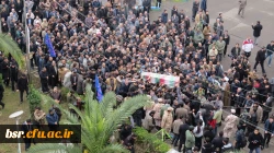 تدفین در شهید گمنام در پردیس شهید بنت الهدی صدرگیلان 13