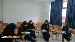 برگزاری جلسه شورای صنفی با مسئولین انجمن های دانشجویی وهیات فاطمالزهرا (س) پردیس شهید بنت الهدی صدر گیلان 2