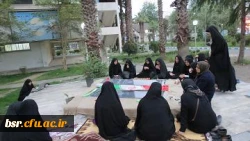 برگزاری مراسم شهادت امام علی نقی (ع) بر سر مزار شهدای گمنام پردیس شهید بنت الهدی صدر گیلان 2