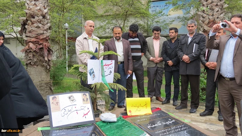 برگزاری کلاس واحد درسی (( آشنایی با ارزشهای دفاع مقدس )) بر مزار شهدای گمنام پردیس شهید بنت الهدی صدر گیلان  2