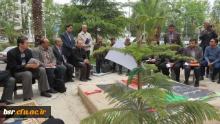 برگزاری کلاس واحد درسی (( آشنایی با ارزشهای دفاع مقدس )) بر مزار شهدای گمنام پردیس شهید بنت الهدی صدر گیلان