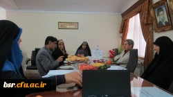 برگزاری جلسه ستادی با آقای میر معینی معاون مدیر کل امور فرهنگی ودبیر بیست وپنجمین دبیر جشنواره ی قرآن وعترت در پردیس شهید بنت الهدی صدر گیلان  2