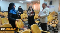 برگزاری جلسه ستادی با آقای میر معینی معاون مدیر کل امور فرهنگی ودبیر بیست وپنجمین دبیر جشنواره ی قرآن وعترت در پردیس شهید بنت الهدی صدر گیلان  3