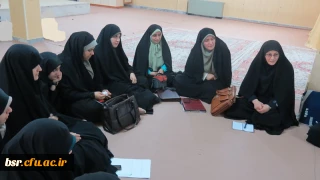 برگزاری جلسه ی برنامه ریزی برای بزرگداشت ارتحال امام خمینی (ره) در حسینهی شهدای پردیس شهید بنت الهدی صدر گیلان