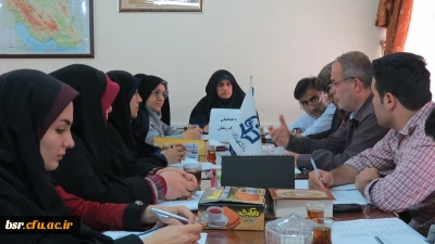 جلسه برنامه ریزی وتدوین برنامه ی غذایی دانشجویان در ایام ماه مبارک رمضان در پردیس شهید بنت الهدی صدر گیلان