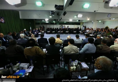 رهبر معظم انقلاب اسلامی در دیدار شاعران و اهالی فرهنگ و ادب