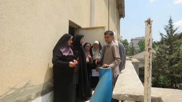 بازسازی وافتتاح سالن ورزشی شهید سادات علوی پردیس بنت الهدی صدرگیلان