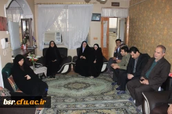 دیدار دکتر مهرمحمدی با خانواده شهید فلاح حق شناس در گیلان
