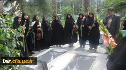 برگزاری مراسم گرامیداشت هفته دفاع مقدس در پردیس شهید بنت الهدی صدر گیلان  3