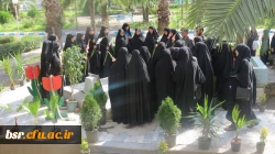 برگزاری مراسم گرامیداشت هفته دفاع مقدس در پردیس شهید بنت الهدی صدر گیلان  4