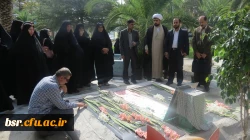 برگزاری مراسم گرامیداشت هفته دفاع مقدس در پردیس شهید بنت الهدی صدر گیلان  6