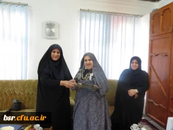 دیدار با خانواده شهید در هفته دفاع مقدس در پردیس شهید بنت الهدی صدر گیلان  2