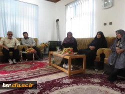 دیدار با خانواده شهید در هفته دفاع مقدس در پردیس شهید بنت الهدی صدر گیلان  3