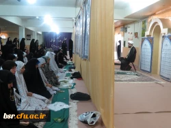 برگزاری مراسم گرامیداشت جانباختگان فاجعه ی منا در پردیس شهید بنت الهدی صدر گیلان 3